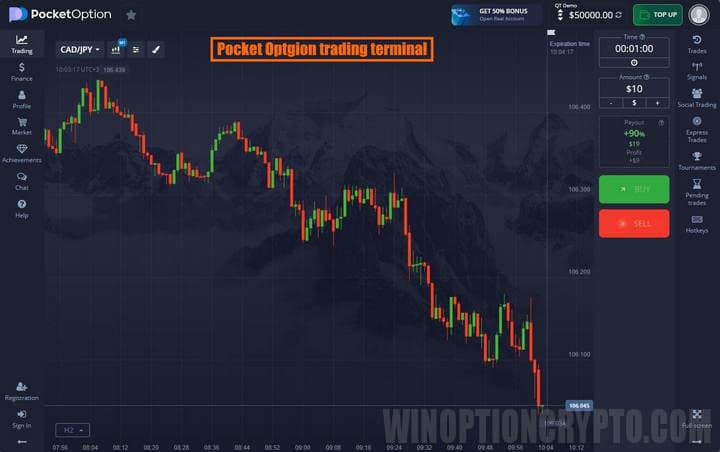 trading on demo account without registration