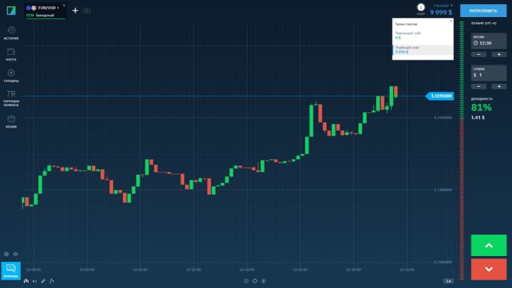 Binarium web terminal