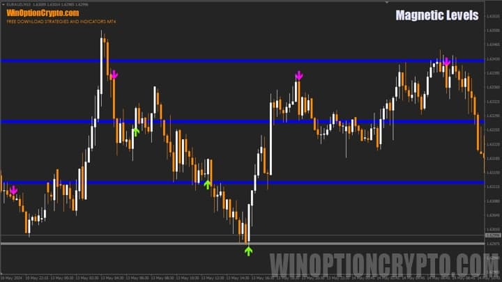 превью индикатора для бинарных опционов magnetic levels