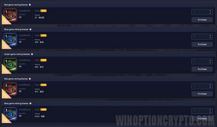 game elements in the trading process