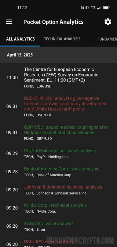 Pocket Option Analytics