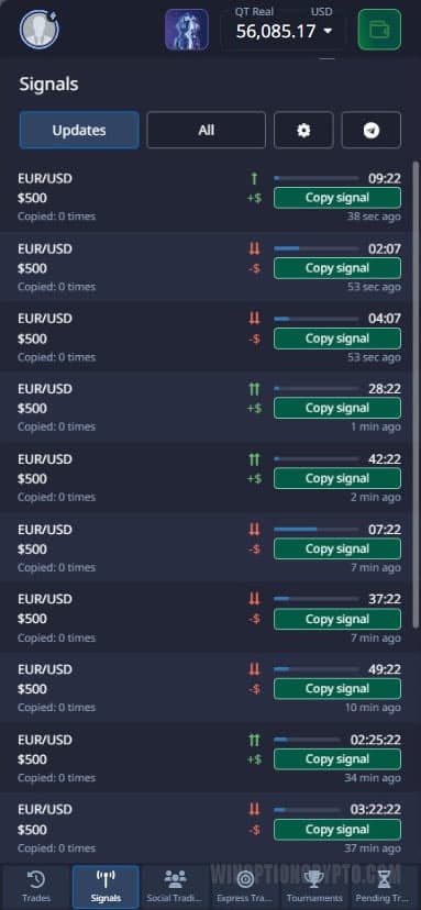 Pocket Option Signals