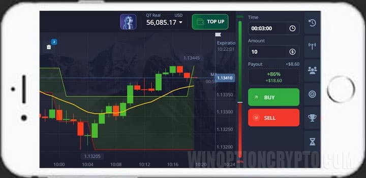 portable trading terminal for iOS