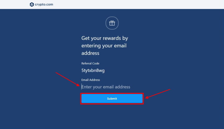 Register bonus crypto com 50