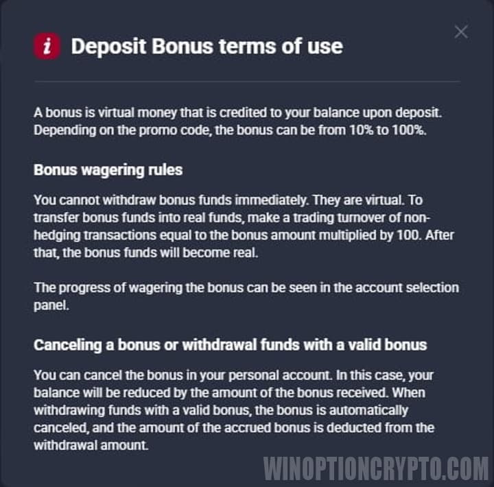 Terms of Use for Quotex Bonuses