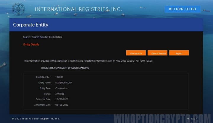cancellation of registration