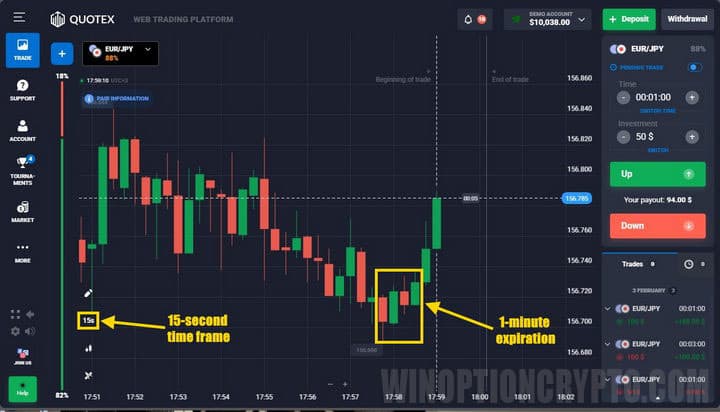 Turbo (expiration from 30 seconds to 5 minutes)