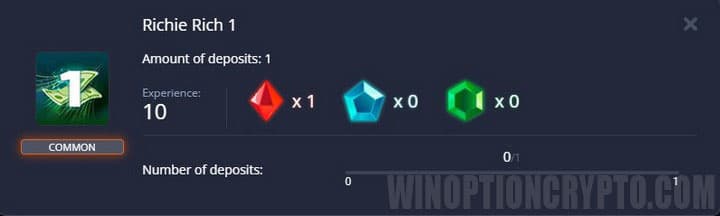 reward for making first deposit in pocket option