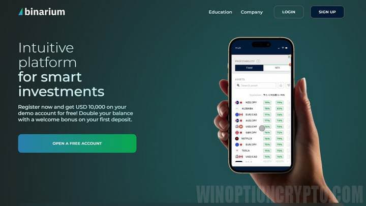 new features of binarium