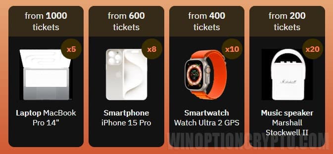 contests and prizes in binarium