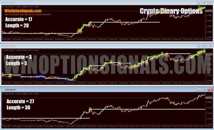 combination of accurate and leng in Crypto Binary Options