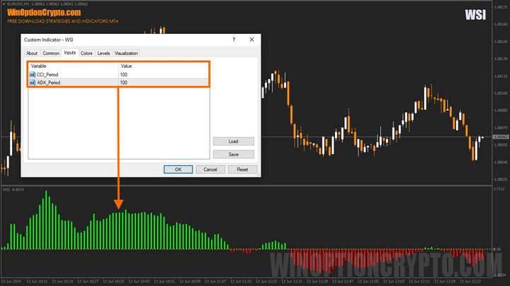 histogram settings in WSI
