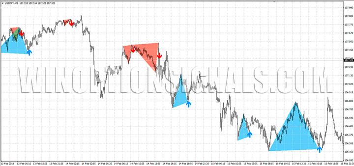 Binary Double Top-Bottom Chart