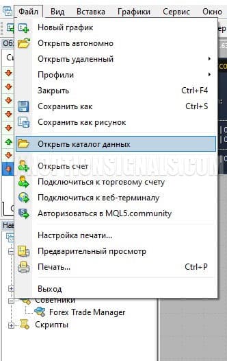 установка half trend