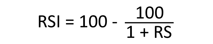 RSI indicator formula