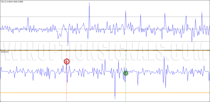 Comparison of Shadow Pulse and CSI