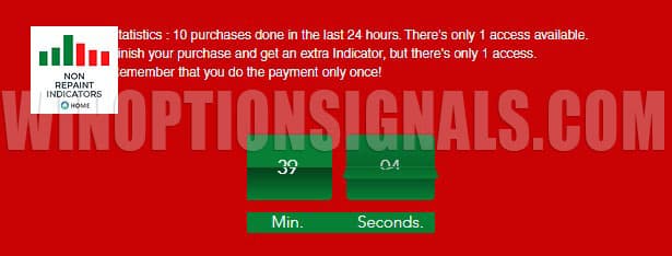 timer on sales website Non Repaint Indicator MT4