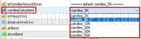 candle calculator in strong trends