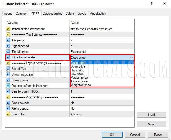 different closing price