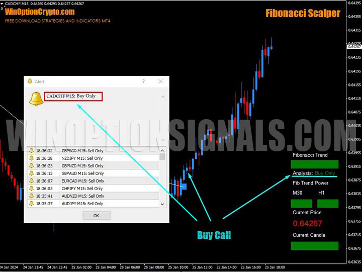 signals in fibonacci scalper