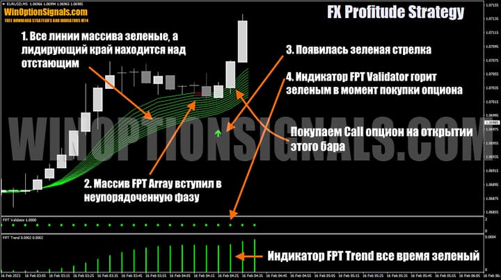 Example of buying a Call option in FX Profitude