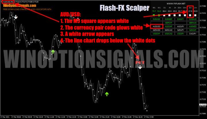 put option in Flash FX Scalper